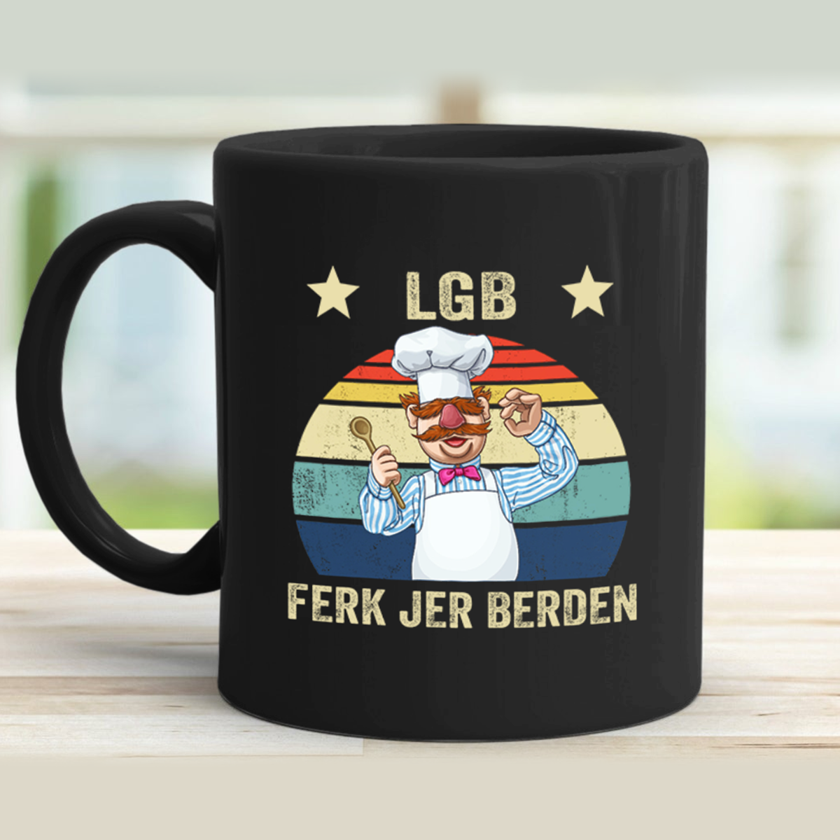 LGB - Ferk Jer Berden 11 oz. Black Mug