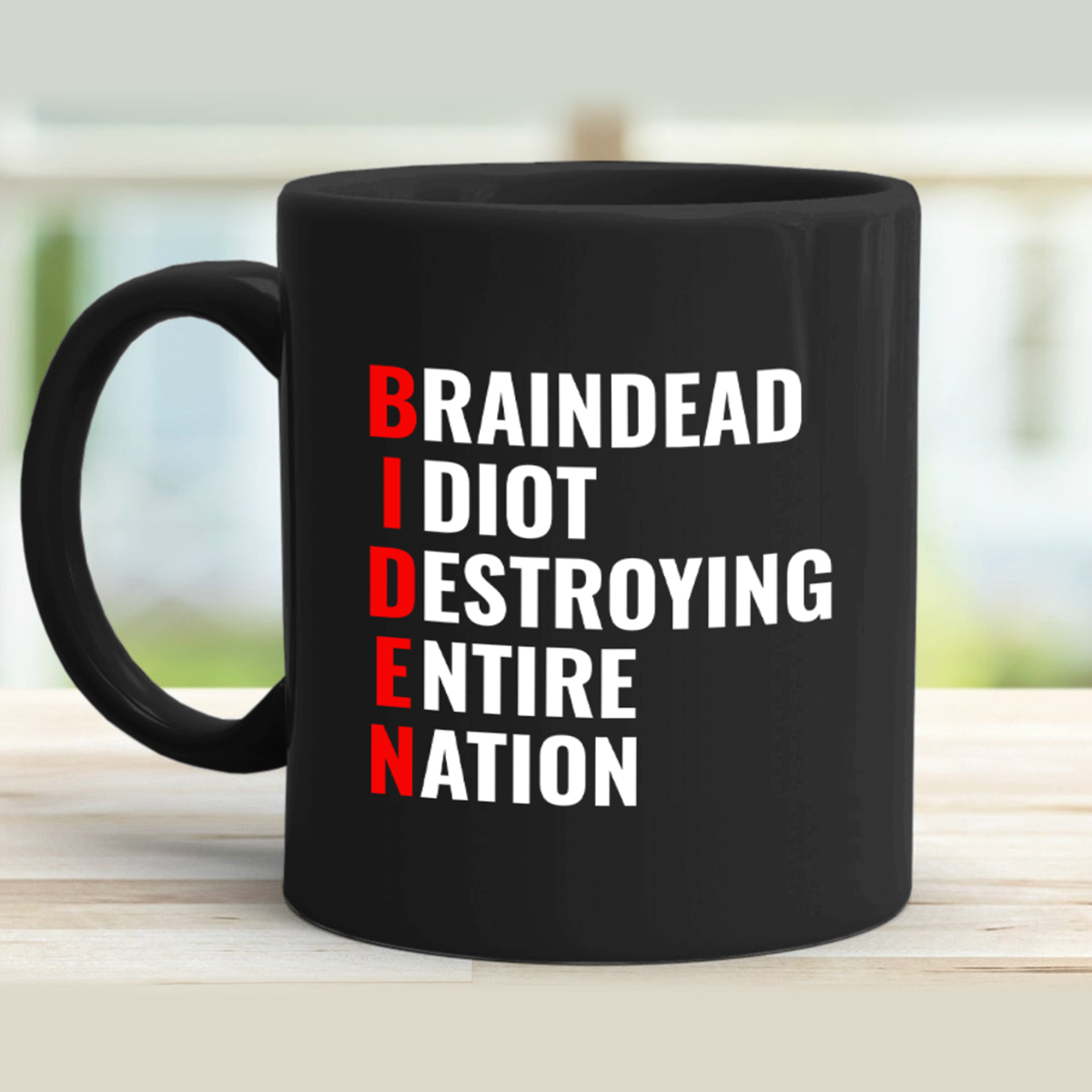 Braindead Phonetics 11 oz. Black Mug