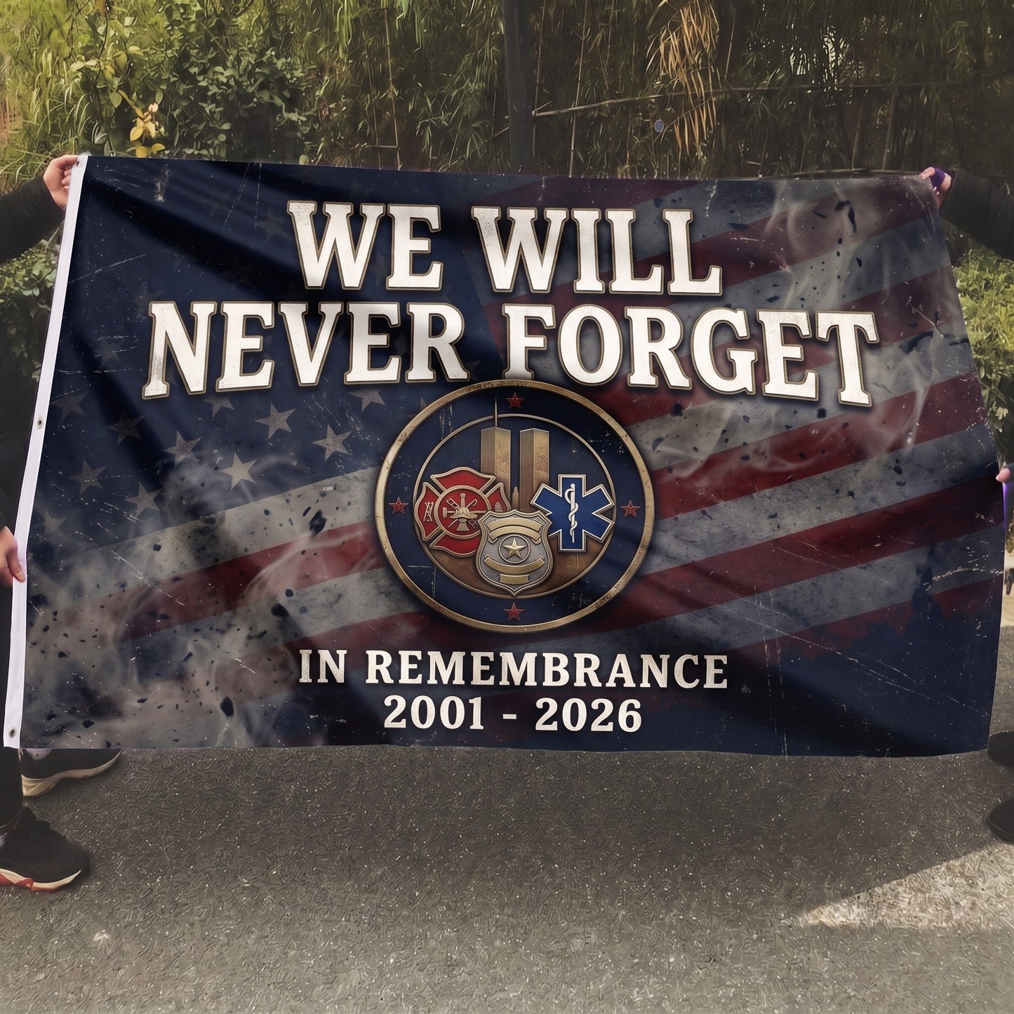 We Will Never Forget Flag