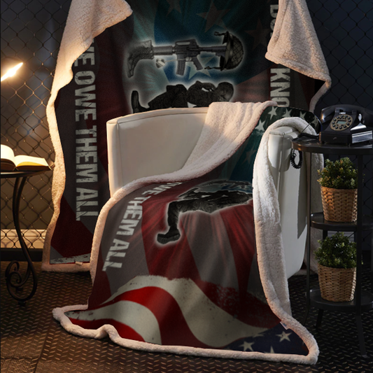 We Don't Know Them All Premium Mink Sherpa Blanket