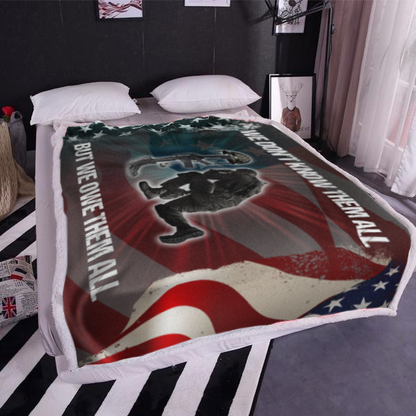 We Don't Know Them All Premium Mink Sherpa Blanket