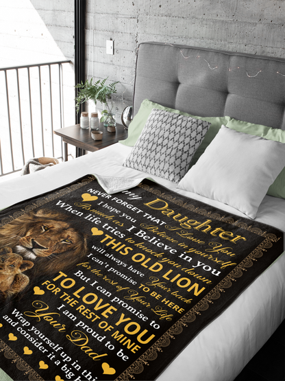 To My Daughter - Never Forget Blanket