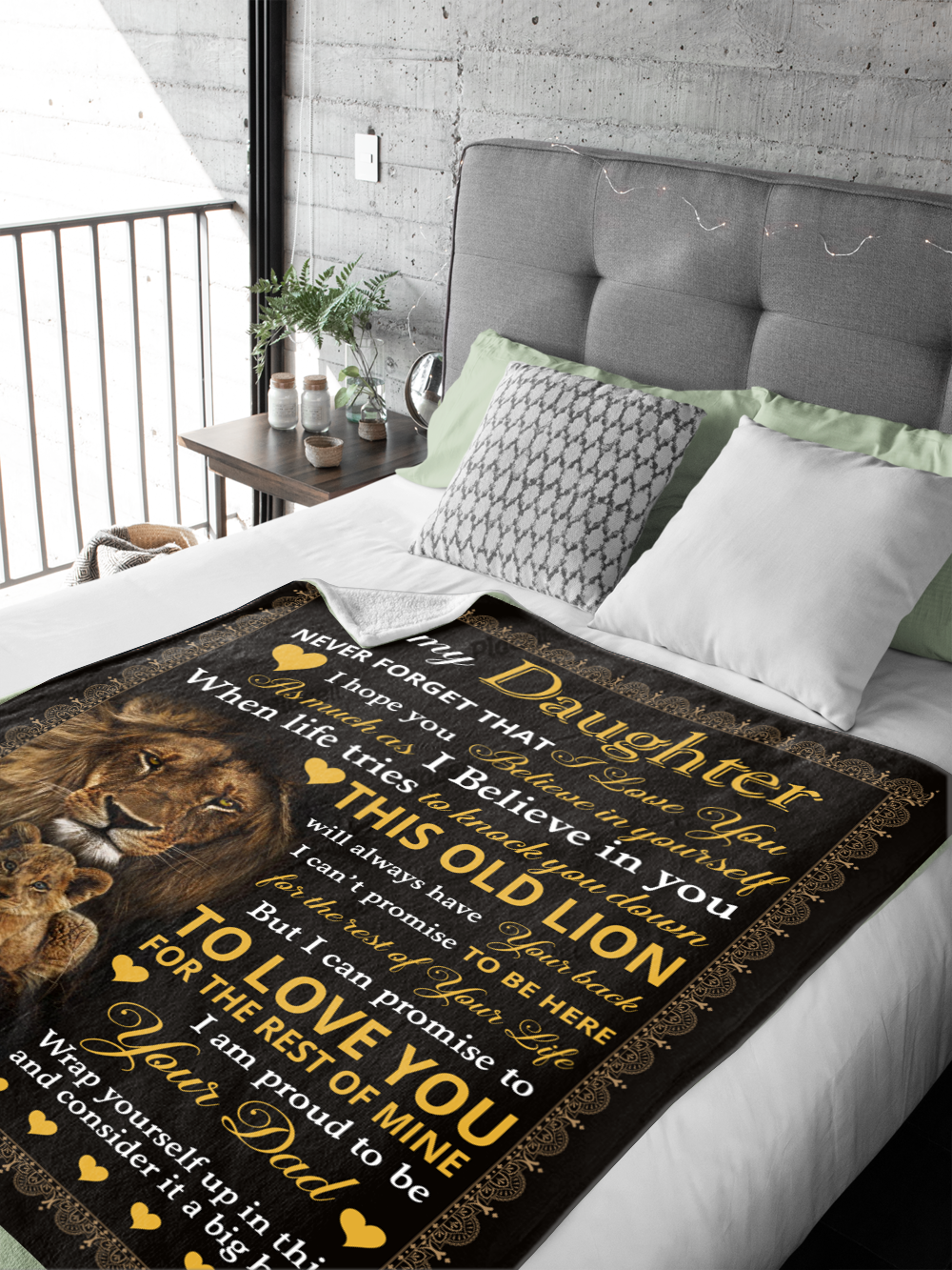 To My Daughter - Never Forget Blanket