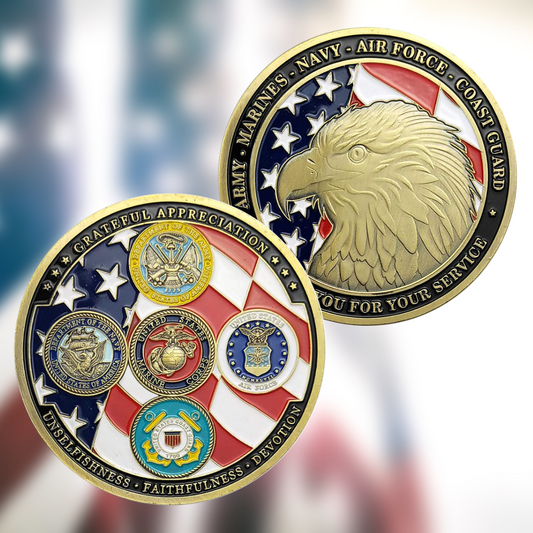 Thank You For Your Service - Veteran Coin - Buy More, Save More Bundle