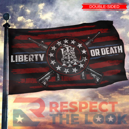 Don't Tread On Me Liberty Or Death Flag