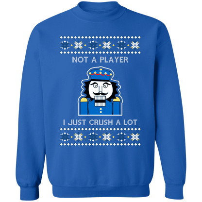 I Just Crush A Lot Ugly Christmas Sweatshirt