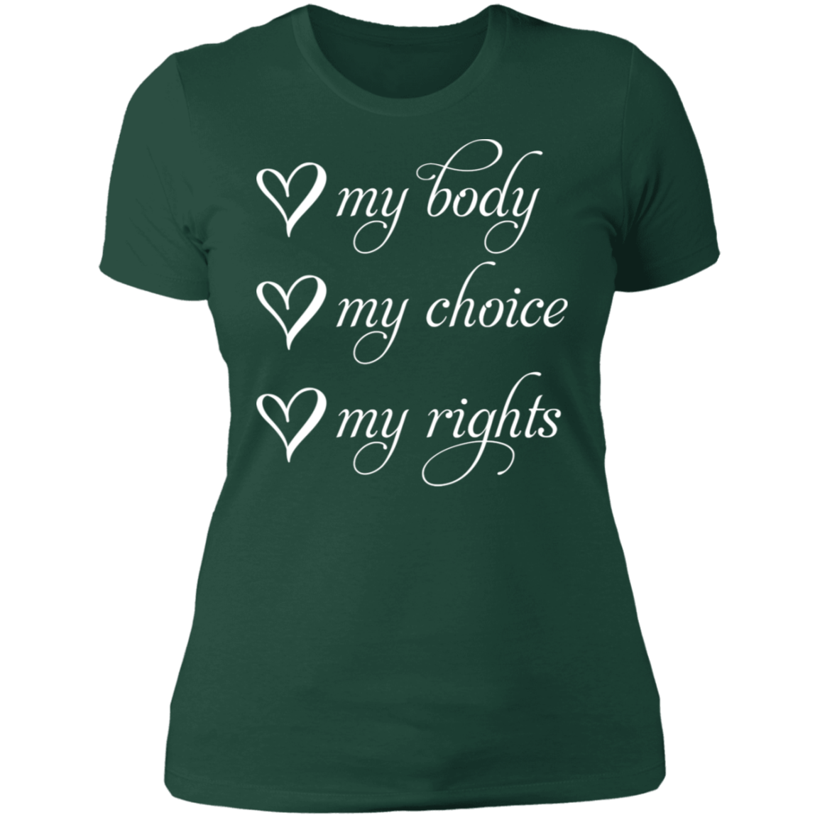 My Body My Choice My Rights Boyfriend T-Shirt