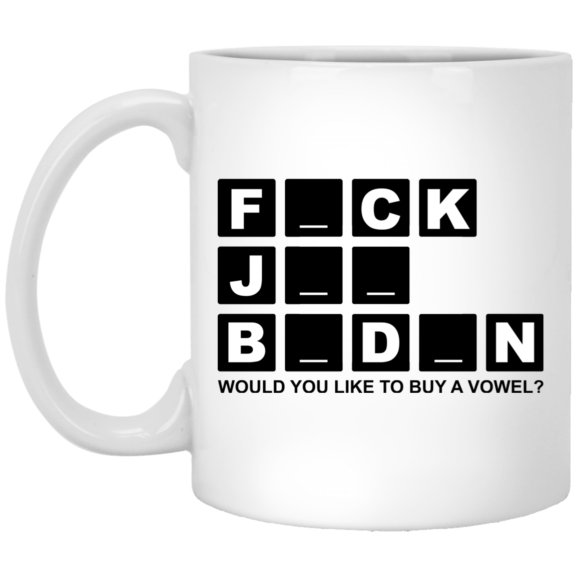FJB Wheel of Fortune 11 oz. White Mug