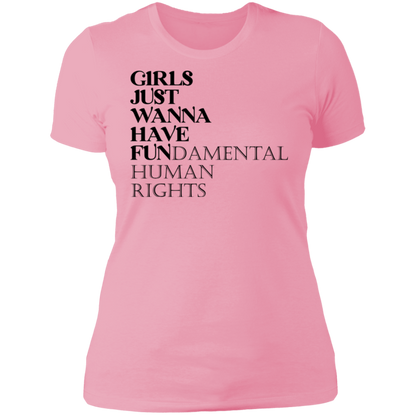 Girls Just Wanna Have Fun Boyfriend T-shirt