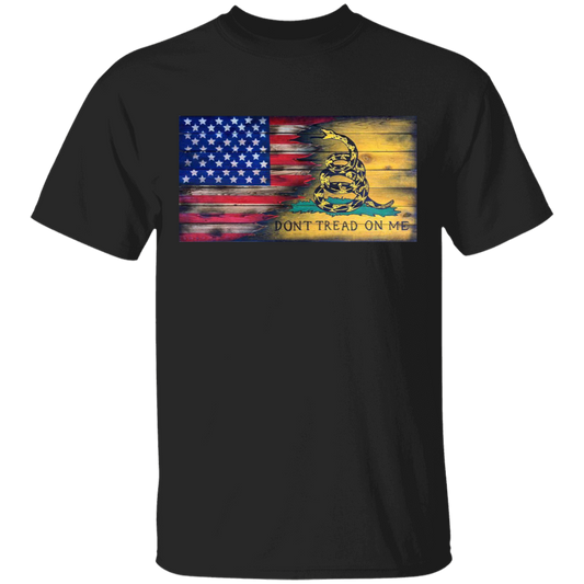 USA and Gadsen Flag Split Design, Don't Tread on Me