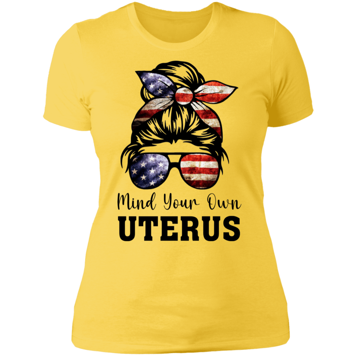 Mind Your Own Uterus Boyfriend T-Shirt