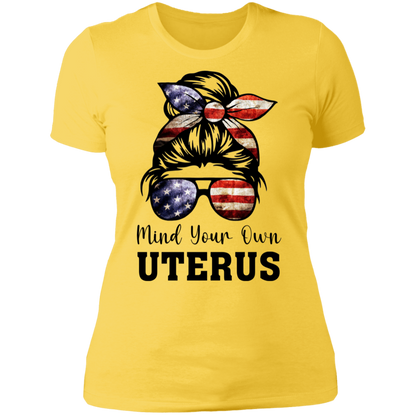 Mind Your Own Uterus Boyfriend T-Shirt
