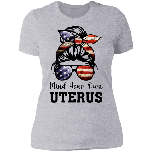 Mind Your Own Uterus Boyfriend T-Shirt