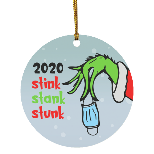 Grinch 2020 Stink Stank Stunk Ornament