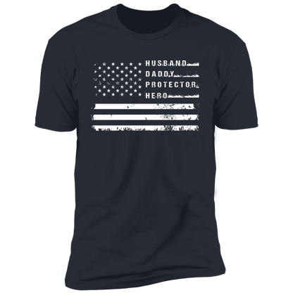 Dad USA Flag Patriotic T-shirt