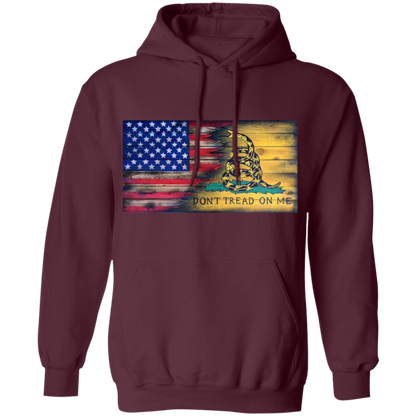 USA and Gadsen Flag Split Design, Don't Tread on Me