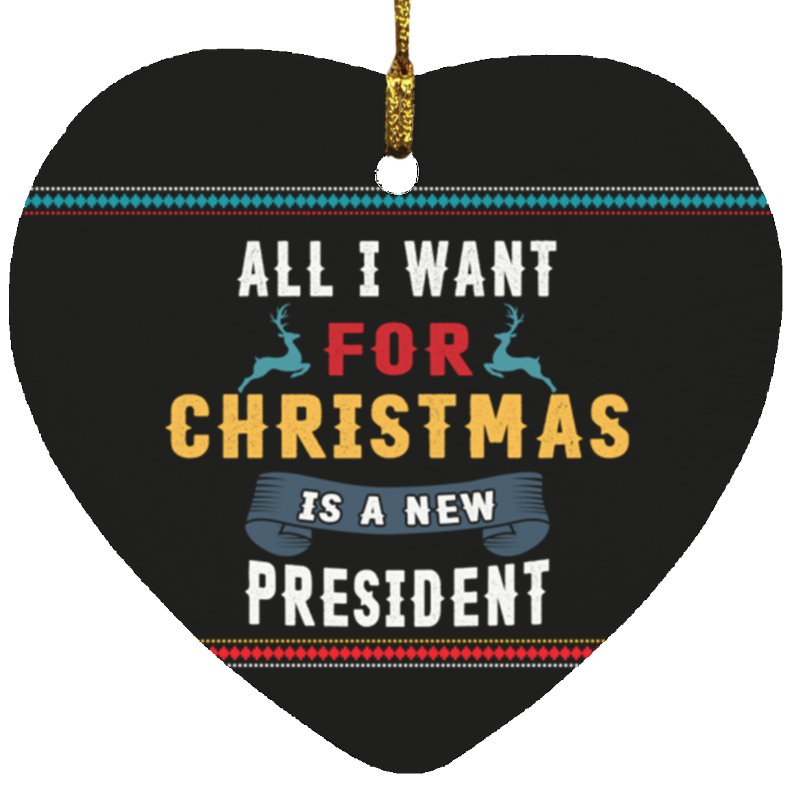 All I Want Christmas Ornament 3