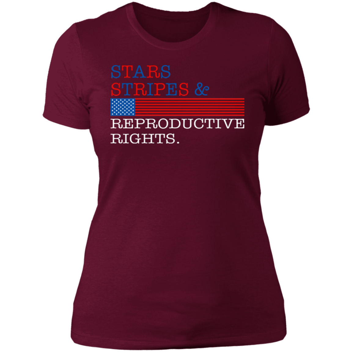 Stars Stripes & Reproductive Rights Boyfriend T-Shirt