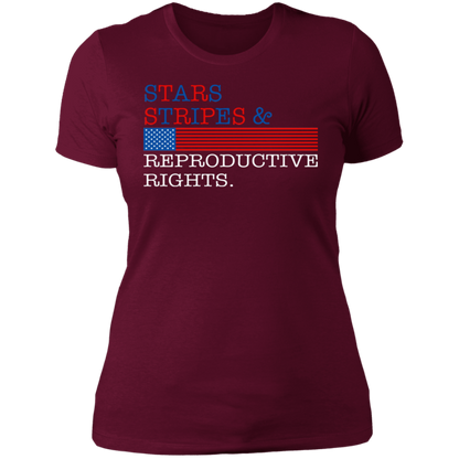 Stars Stripes & Reproductive Rights Boyfriend T-Shirt