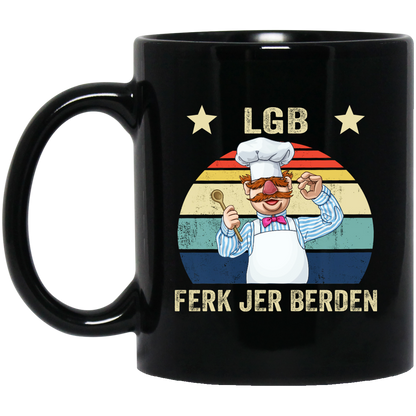 LGB - Ferk Jer Berden 11 oz. Black Mug