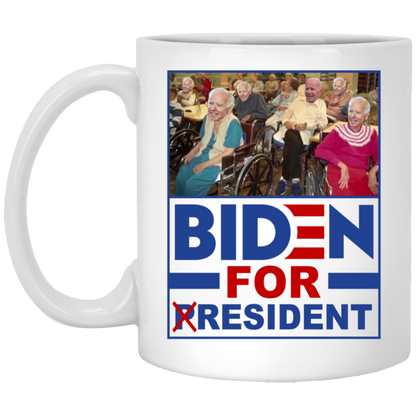 Biden for Resident 11 oz. White Mug