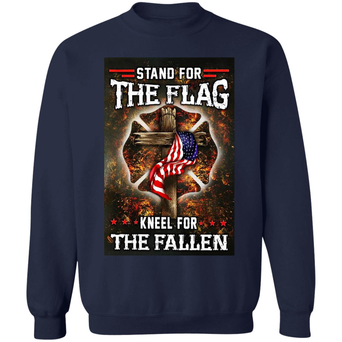 Stand for the Flag Kneel for the Fallen Apparel