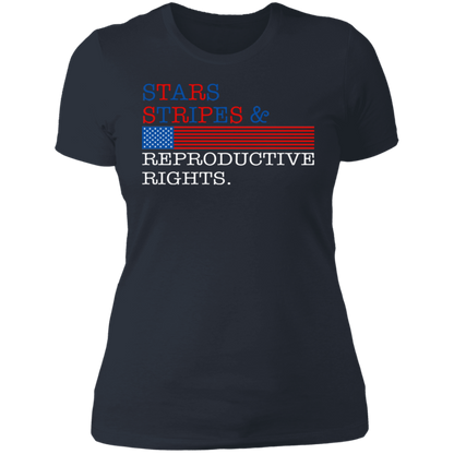 Stars Stripes & Reproductive Rights Boyfriend T-Shirt