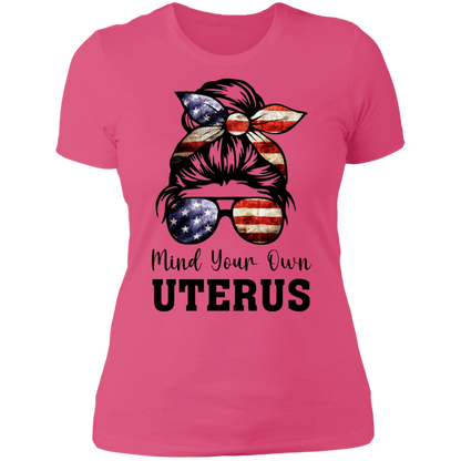 Mind Your Own Uterus Boyfriend T-Shirt
