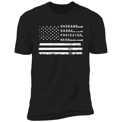 Dad USA Flag Patriotic T-shirt