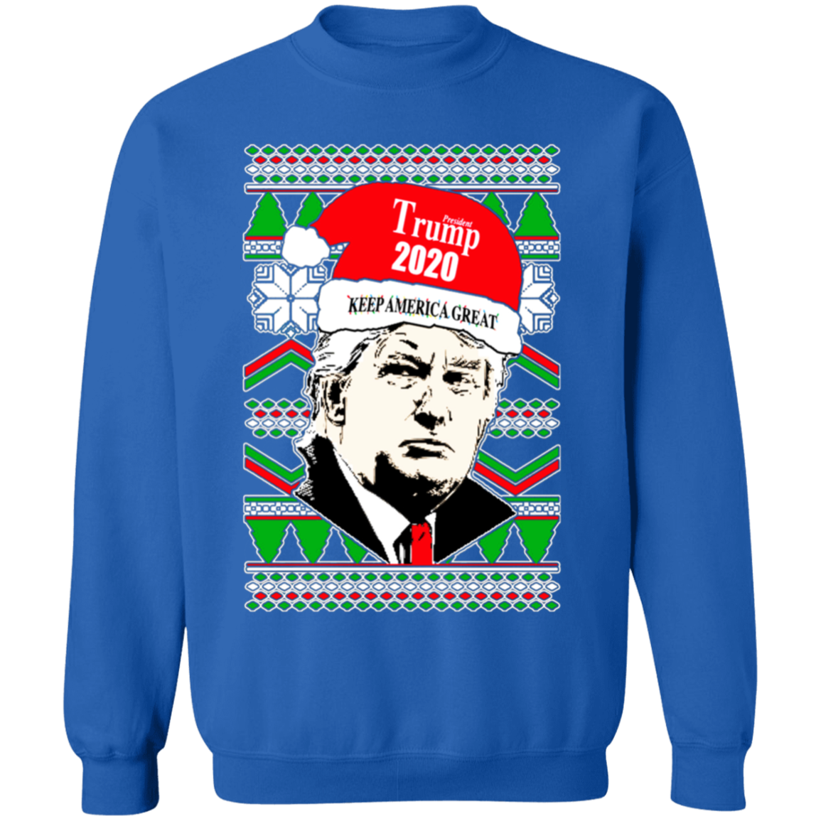 On Coast Trump 2020 Keep America Great Christmas Sweatshirt