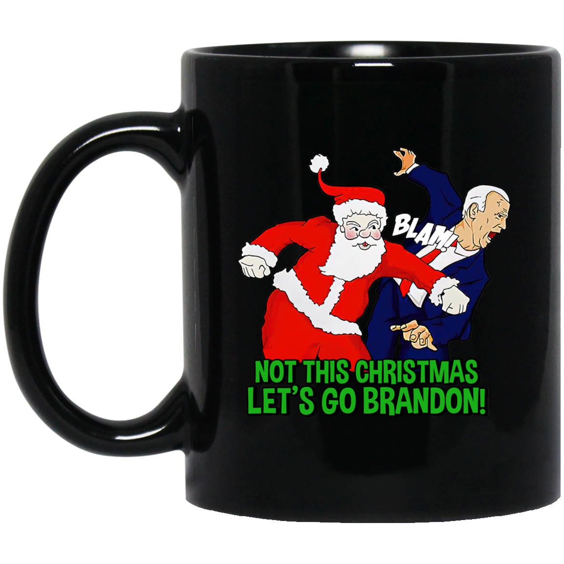 Not This Christmas 11 oz. Black Mug
