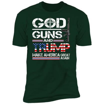 GOD Guns and Trump MAGA T-Shirt