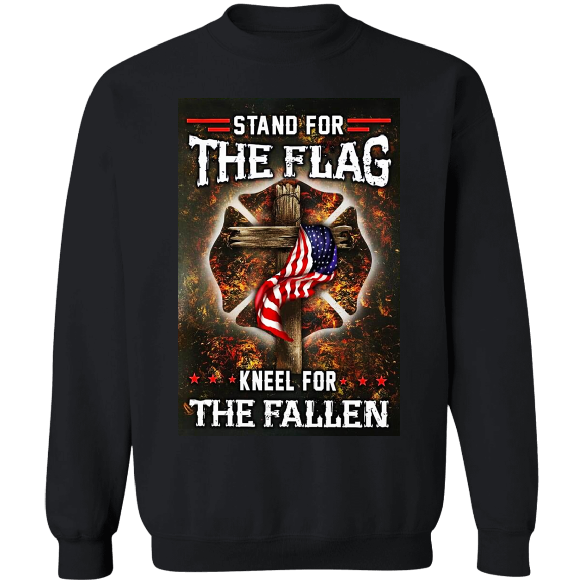 Stand for the Flag Kneel for the Fallen Apparel