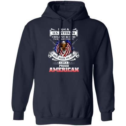 US Veteran - Proud American Hoodie and Sweatshirt
