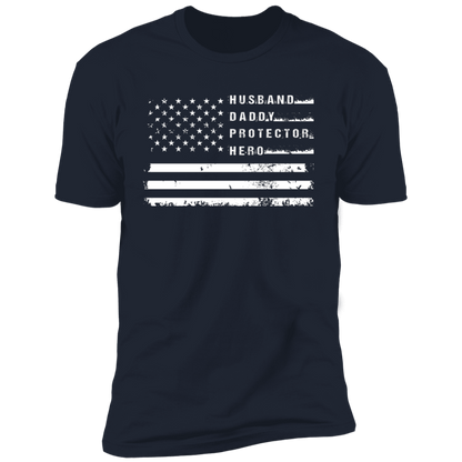 Dad USA Flag Patriotic T-shirt