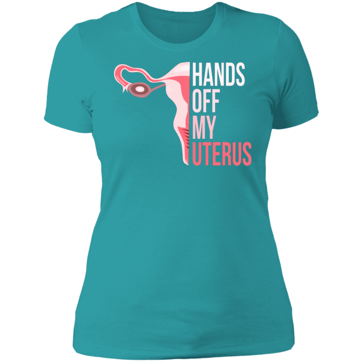 Hands Off My Uterus Boyfriend T-Shirt