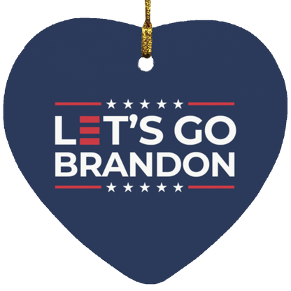 Let's Go Brandon Holiday Ornament