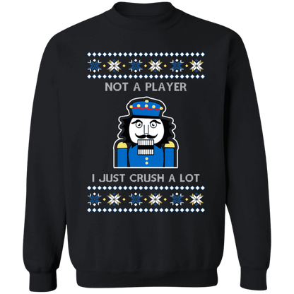 I Just Crush A Lot Ugly Christmas Sweatshirt