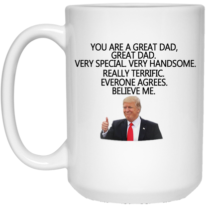 Trump Dad Mugs - Color Changing Mugs Trump Father's Day Gift