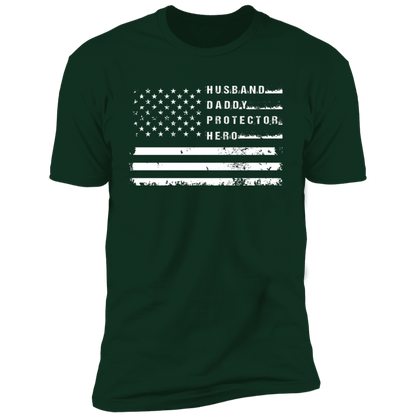 Dad USA Flag Patriotic T-shirt