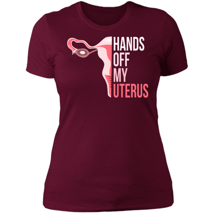 Hands Off My Uterus Boyfriend T-Shirt