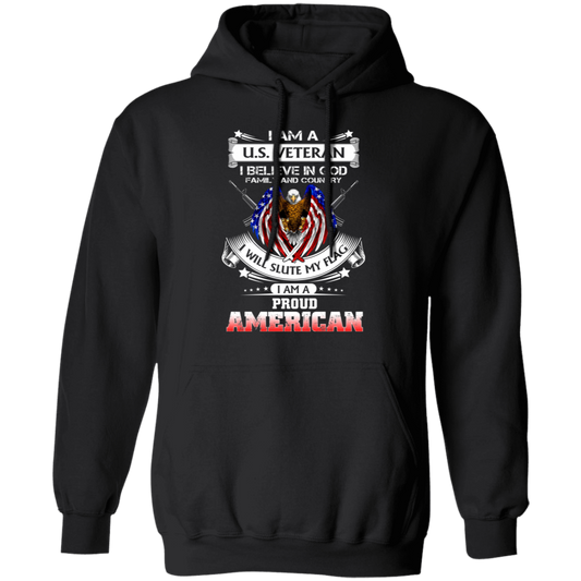 US Veteran - Proud American Hoodie and Sweatshirt