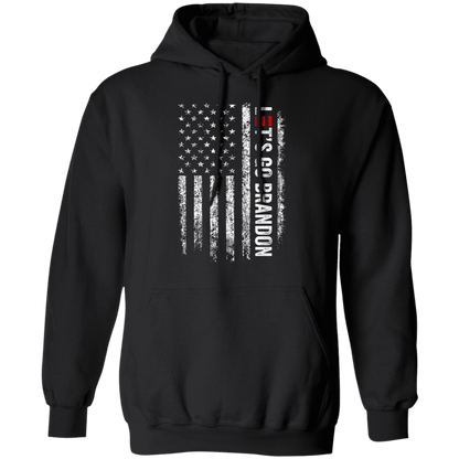 Let's Go Brandon Black and White USA Apparel
