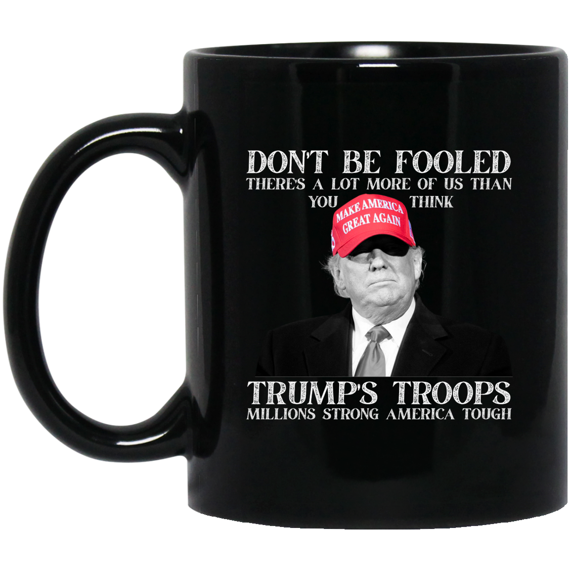 Millions Strong 11 oz. Black Mug