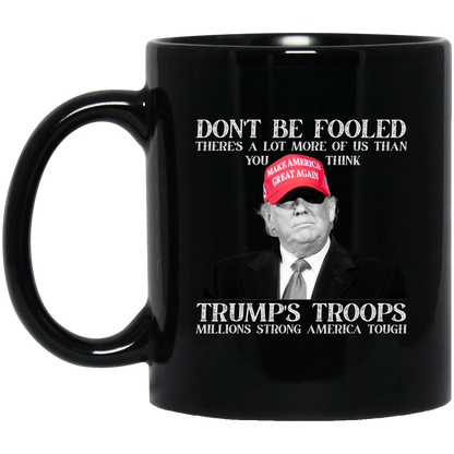 Millions Strong 11 oz. Black Mug