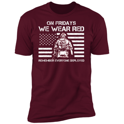 On Fridays We Wear RED T-Shirt