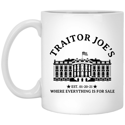 Traitor Joe 11 oz. White Mug