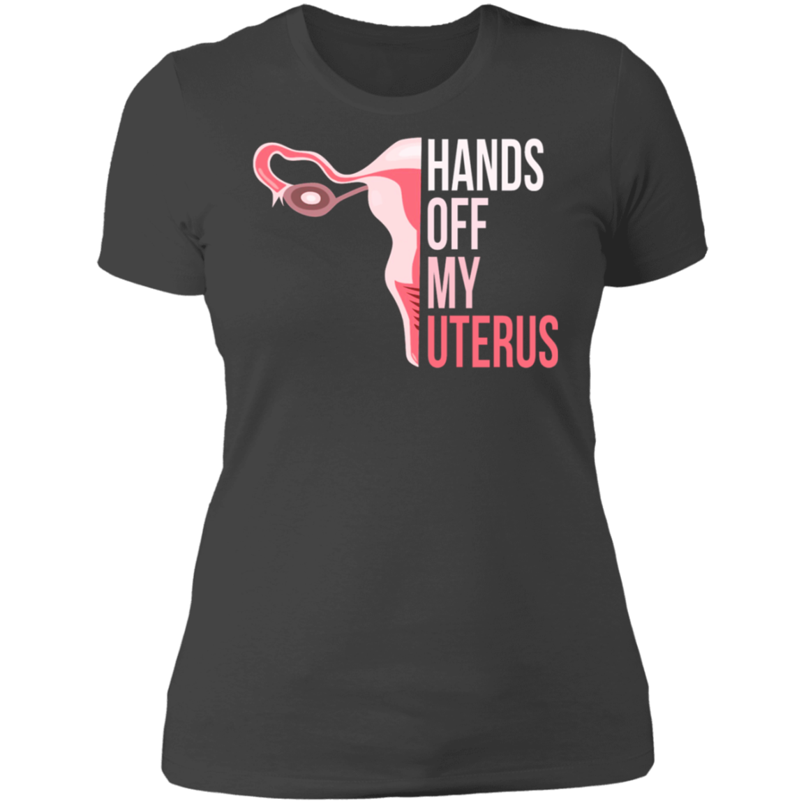 Hands Off My Uterus Boyfriend T-Shirt