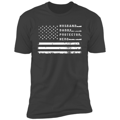 Dad USA Flag Patriotic T-shirt