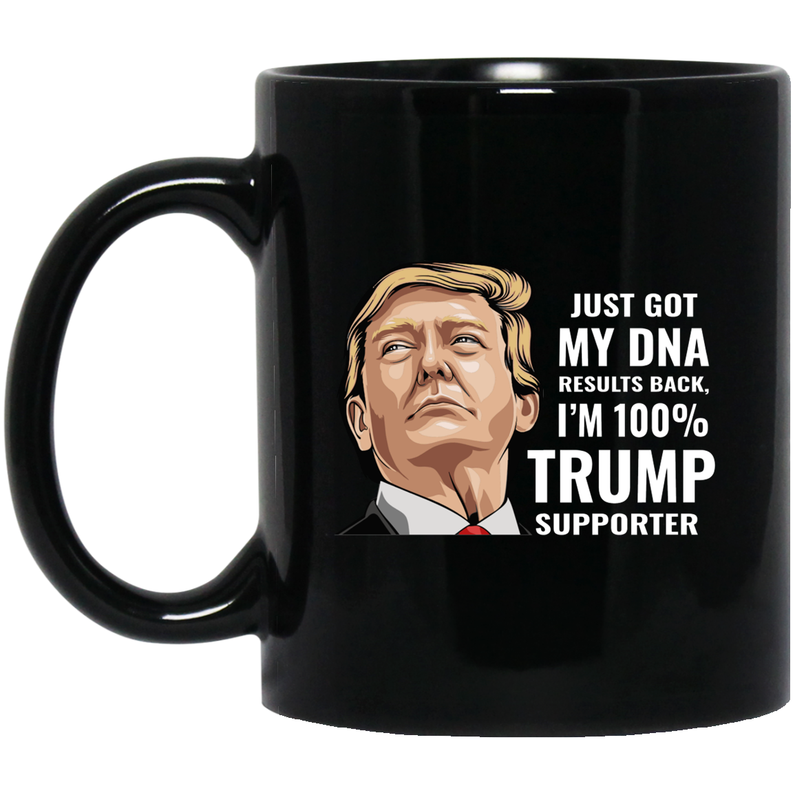 100% DNA 11 oz. Black Mug